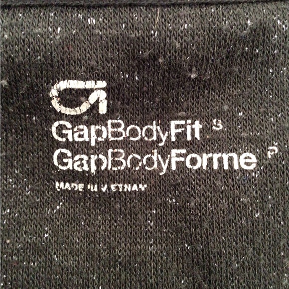 GAP Body Fit Black Sparkling Zip Hoodie - Small - Picture 3 of 5